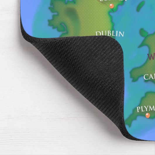Britische Inseln Mousepad (Ecke)