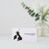 Britische Inseln - Platinum Card Visitenkarte (Stehend Vorderseite)