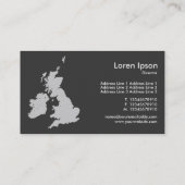 Britische Inseln - Platinum Card Visitenkarte (Rückseite)