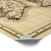 Britische Inseln Poster (Ecke)