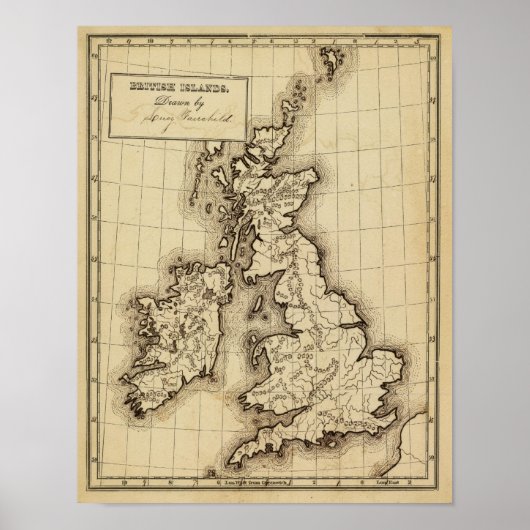 Britische Inseln Poster (Vorne)