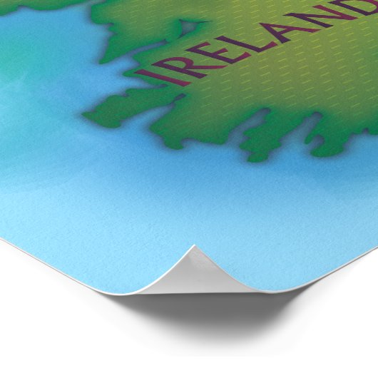 Britische Inseln Poster (Ecke)