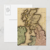 Britische Inseln Postkarte (Vorne/Hinten)