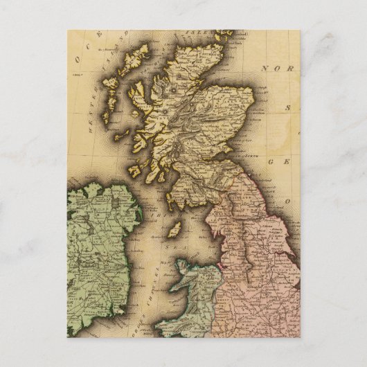 Britische Inseln Postkarte (Vorderseite)