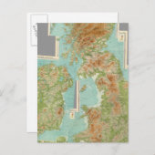 Britische Inseln Postkarte (Vorne/Hinten)