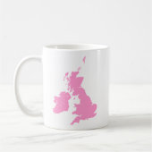 Britische Inseln - Rosa Kaffeetasse (Links)