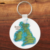 Britische Inseln Schlüsselanhänger (Vorderseite)