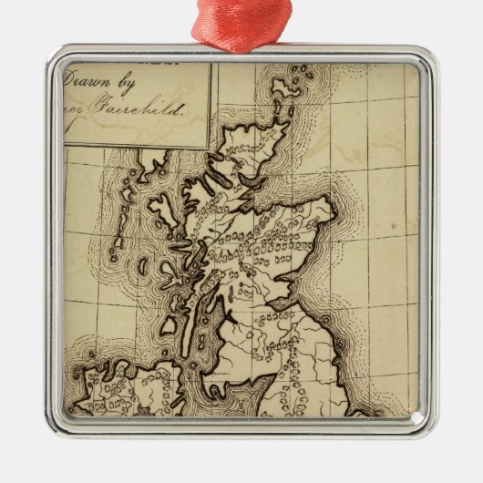Britische Inseln Silbernes Ornament (Vorne)