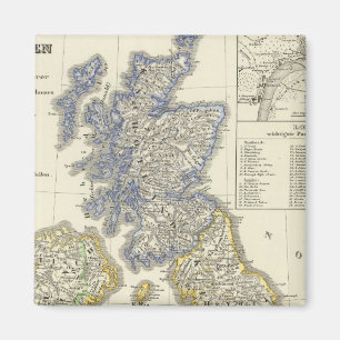 Britische Inseln von 1066 bis 1485 Magnet