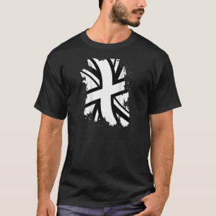 Britische Insignien-Grafik durch die Flagge der Un T-Shirt