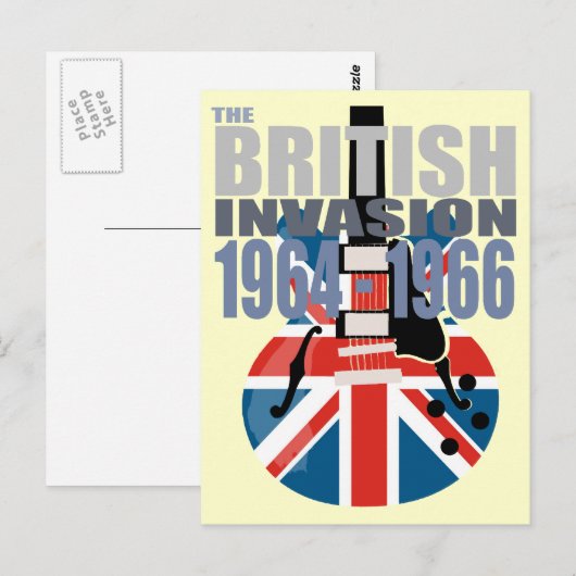 Britische Invasion 2 Postkarte (Vorne/Hinten)