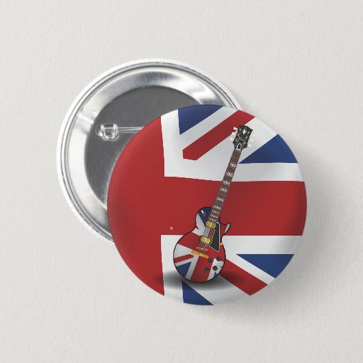 britische Invasion Button (Vorne & Hinten)