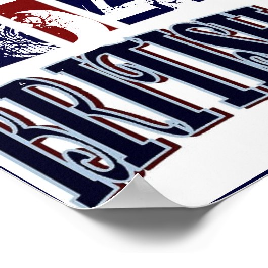 BRITISCHE INVASION POSTER (Ecke)