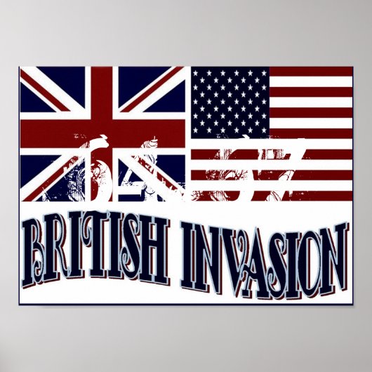 BRITISCHE INVASION POSTER (Vorne)