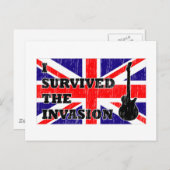 britische Invasion Postkarte (Vorne/Hinten)