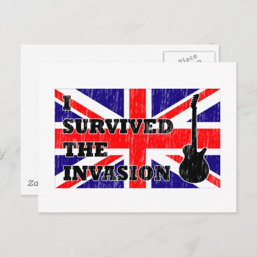 britische Invasion Postkarte (Vorne/Hinten)