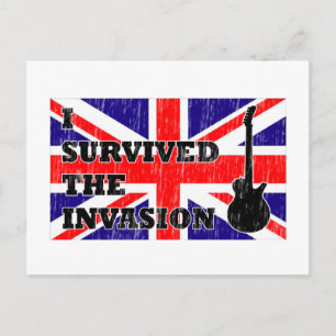 britische Invasion Postkarte