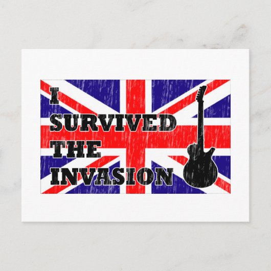 britische Invasion Postkarte (Vorderseite)