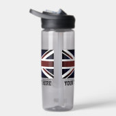 Britische Jack-Flagge - Brunnenflasche Trinkflasche (Rechts)