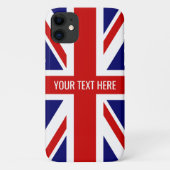 Britische Jack-Flagge Englischer Stolz Case-Mate iPhone Hülle (Rückseite)