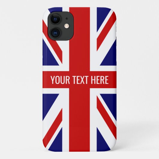 Britische Jack-Flagge Englischer Stolz Case-Mate iPhone Hülle (Rückseite)