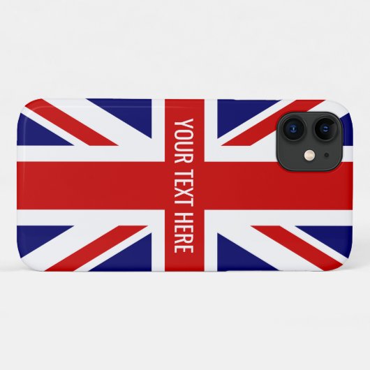 Britische Jack-Flagge Englischer Stolz Case-Mate iPhone Hülle (Rückseite (Horizontal))