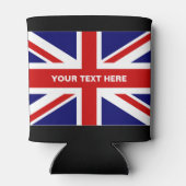 Britische Jack-Flagge - Kühler | Personalisieren Dosenkühler (Rückseite)