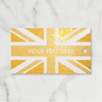 Britische Jack-Flagge mit Sonderprägung für Gold