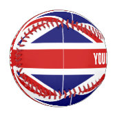 Britische Jack-Flagge-Sondergeschenk für Baseball (Vorderseite Links)