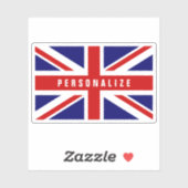 Britische Jack UK-Flagge Vinyl-Notebook-Sticker Aufkleber (Blatt)