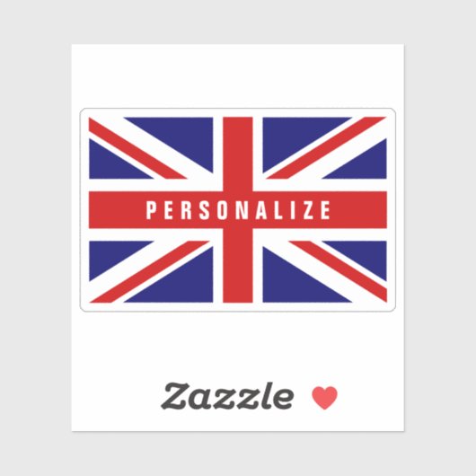 Britische Jack UK-Flagge Vinyl-Notebook-Sticker Aufkleber (Blatt)
