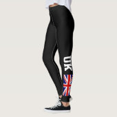 Britische Jack UK-Flagge Zollsport-Leggings Leggings (Links)