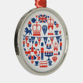 Britische Jubiläum-Ikonen Ornament Aus Metall (Rechts)