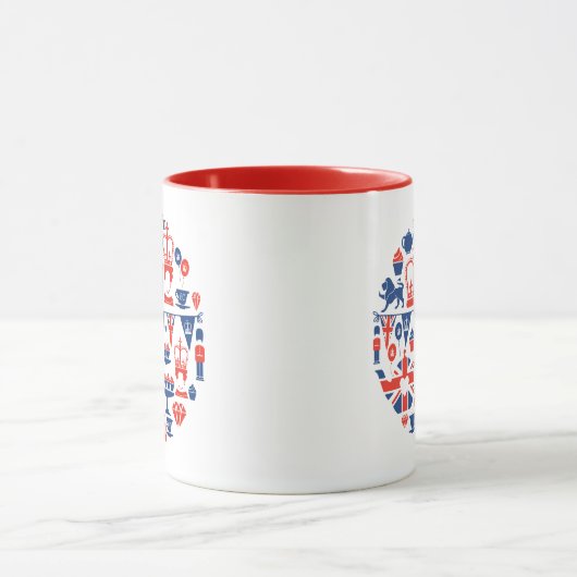 Britische Jubiläum-Ikonen Tasse (Zentrum)