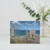 Britische Jungfrau Burg Postkarte (Stehend Vorderseite)