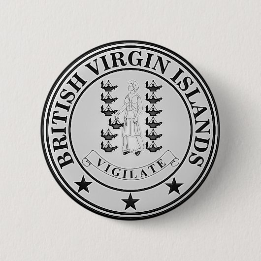 Britische Jungfrau Button (Vorderseite)