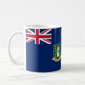 Britische Jungfrau Inseln Flag Keramik Kaffee Tass Kaffeetasse (Links)