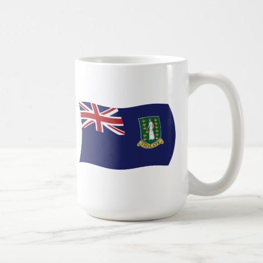 Britische Jungfrau-Inseln Flag-Tasse Kaffeetasse (Rechts)