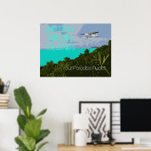 Britische Jungfrau Islands Vintage Travel Poster (Heimbüro)