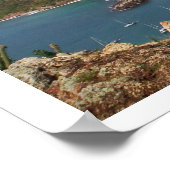 Britische Jungfrau Isles Poster (Ecke)