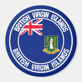 Britische Jungfrau Magnet (Vorne)