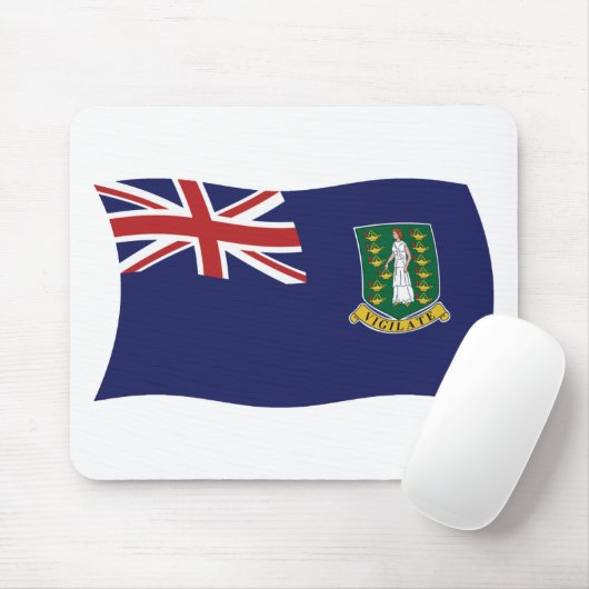 Britische Jungfrau Mousepad (Mit Mouse)