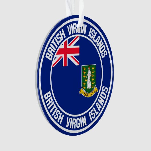 Britische Jungfrau Ornament (Vorderseite)