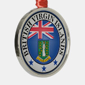 Britische Jungfrau Ornament Aus Metall (Rechts)