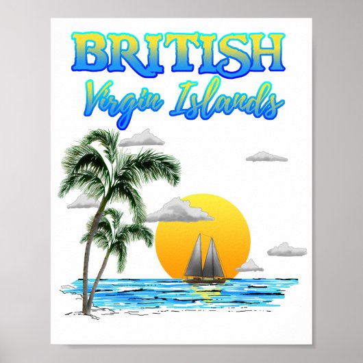 Britische Jungfrau Poster (Vorne)