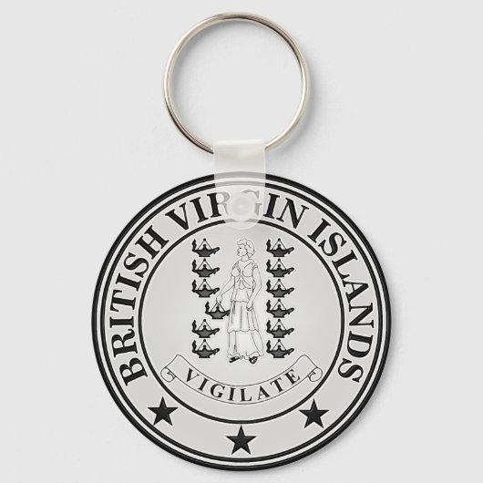 Britische Jungfrau Schlüsselanhänger (Vorderseite)