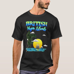 Britische Jungfrau Sunset T-Shirt