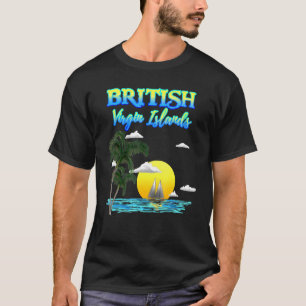Britische Jungfrau Sunset T-Shirt