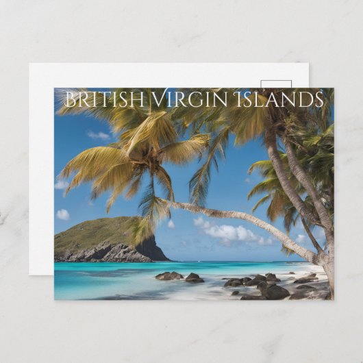 Britische Jungfrauen (7) Postkarte (Vorne/Hinten)