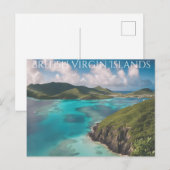 Britische Jungfrauen (9) Postkarte (Vorne/Hinten)